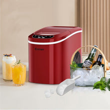 Load image into Gallery viewer, Mini Portable Ice Maker with 2.2L Water Tank and Included Scoop