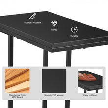 Load image into Gallery viewer, Affordable Black Coffee Steel Frame Side Table for Living Room Sofa