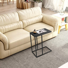 Load image into Gallery viewer, Affordable Black Coffee Steel Frame Side Table for Living Room Sofa