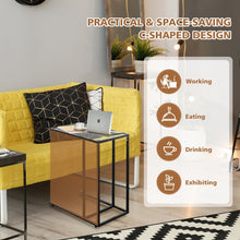 Load image into Gallery viewer, Glass Top Coffee Sofa Side Table - Living Room Furniture