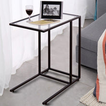 Load image into Gallery viewer, Glass Top Coffee Sofa Side Table - Living Room Furniture