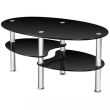 Charger l'image dans la galerie, Modern Oval Coffee Table - Side Table Suitable for Living Room and Conference Room