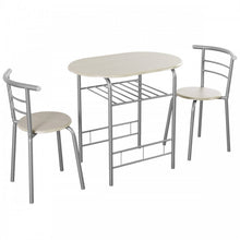 Load image into Gallery viewer, Dining Room Tables for Small Spaces - 3-Piece Set with 2 Chairs - Suitable for Kitchen and Restaurant