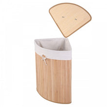 Load image into Gallery viewer, Bamboo Laundry Basket for Bathroom
