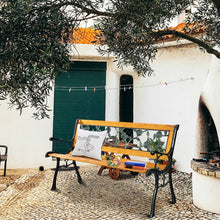 Charger l'image dans la galerie, 49.5 Inch Minimalist Outdoor Garden and Pool 3-Seater Bench