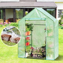Charger l'image dans la galerie, Collapsible Portable 4-Tier 8-Shelf Walk-In Plant Greenhouse