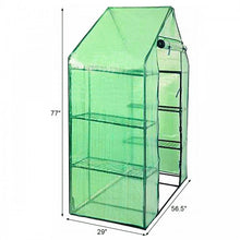 Charger l'image dans la galerie, Collapsible Portable 4-Tier 8-Shelf Walk-In Plant Greenhouse