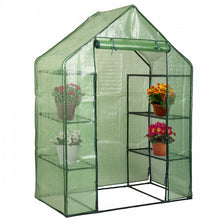 Charger l'image dans la galerie, Collapsible Portable 4-Tier 8-Shelf Walk-In Plant Greenhouse