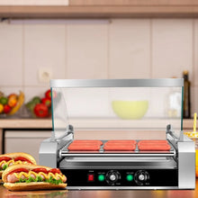 Load image into Gallery viewer, Portable Stainless Steel Roller Hot Dog Grill