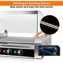 Load image into Gallery viewer, Portable Stainless Steel Roller Hot Dog Grill