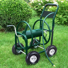 Charger l'image dans la galerie, 300-Foot Outdoor Garden Yard Hose Reel Cart