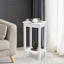 Charger l'image dans la galerie, Costway Modern Side Table Night Stand with Storage Shelf - Suitable for Bedroom