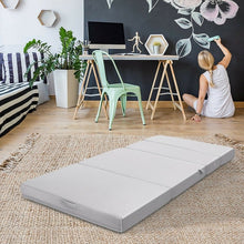 Load image into Gallery viewer, Grey Folding Foam Mattress Sofa Bed