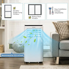Load image into Gallery viewer, 9000 BTU Costway White Portable Air Conditioner with 4-in-1 Modes