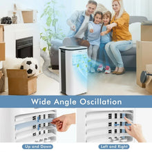 Load image into Gallery viewer, 9000 BTU Costway White Portable Air Conditioner with 4-in-1 Modes