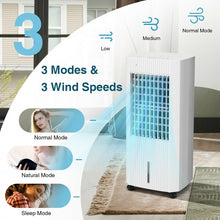 Load image into Gallery viewer, 3-in-1 5L Water Tank Air Cooler with Control Panel and Remote Control
