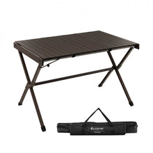 Load image into Gallery viewer, Costway Outdoor Camping Folding Table with Carry Bag - Seats 4-6 People, Suitable for Camping and Hiking
