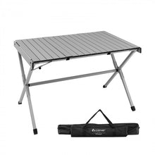 Load image into Gallery viewer, Costway Outdoor Camping Folding Table with Carry Bag - Seats 4-6 People, Suitable for Camping and Hiking