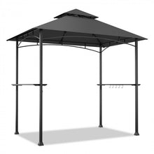 Load image into Gallery viewer, 8x5 Outdoor Gazebo Barbecue Shelter Dual-Tier Canopy Tent