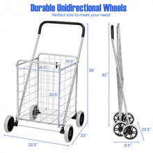 Load image into Gallery viewer, Multifunctional Portable Folding Grocery Shopping Cart