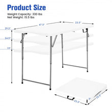 Load image into Gallery viewer, Portable Camping Tables Folding - Adjustable Height Table for Outdoor Camping and Fishing
