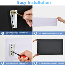 Load image into Gallery viewer, Modern Minimalist Decorative PU Leather Headboard