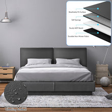Load image into Gallery viewer, Modern Minimalist Decorative PU Leather Headboard