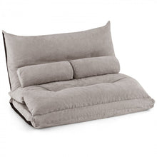Load image into Gallery viewer, Modern Minimalist Coucah Foldable Sofa Bed with 2 Lumbar Pillows