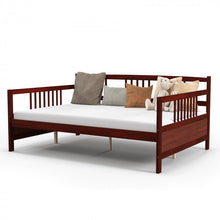 Load image into Gallery viewer, Multifunctional Modern Minimal Wood Sofa Bed Frame Furniture