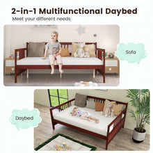 Load image into Gallery viewer, Multifunctional Modern Minimal Wood Sofa Bed Frame Furniture