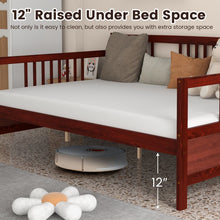 Load image into Gallery viewer, Multifunctional Modern Minimal Wood Sofa Bed Frame Furniture