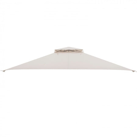 10x12 Feet Outdoor Patio Gazebo Canopy Replacement Top with Ventilation and Drainage Holes for Parties and Gatherings