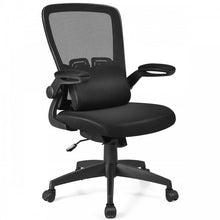 Load image into Gallery viewer, Black Mesh Minimalist Modern Office Computer Chair with Lumbar Pillow