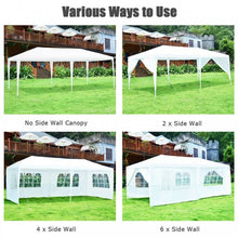Charger l'image dans la galerie, 10X20 Feet Outdoor Party Tent with Removable Walls and Carry Bag