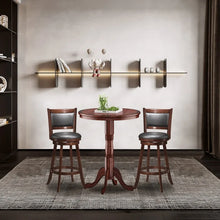 Load image into Gallery viewer, Costway Mid Century Modern Round Dining Table Chess Table - Suitable for Restaurant and Bar