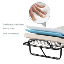 Load image into Gallery viewer, Portable Folding Bed with Memory Foam Mattress