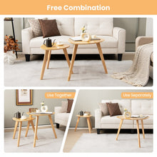 Load image into Gallery viewer, 2-Piece Triangular Coffee Table Set for Living Room