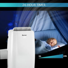 Load image into Gallery viewer, 10000 BTU (ASHRAE) Multifunctional Portable Air Conditioner with Remote Control and 24-Hour Timer