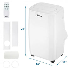 Load image into Gallery viewer, 10000 BTU (ASHRAE) Multifunctional Portable Air Conditioner with Remote Control and 24-Hour Timer