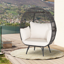 Load image into Gallery viewer, Outdoor Patio Minimalist Wicker Egg Chair Lounge Chair
