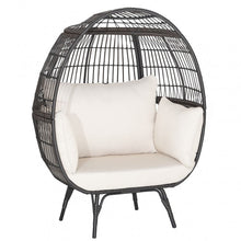 Load image into Gallery viewer, Outdoor Patio Minimalist Wicker Egg Chair Lounge Chair