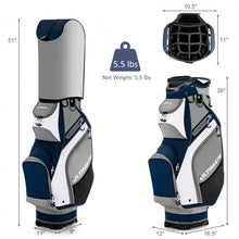 Charger l'image dans la galerie, 10.5 Inch 14-Way Divider Golf Bag with Oversized Capacity and Rain Cover