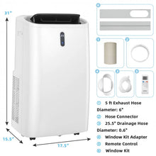 Load image into Gallery viewer, 14000 BTU (ASHRAE) Portable Air Conditioner with App Control