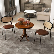 Load image into Gallery viewer, Costway Vintage Round Dining Room Tables Coffee Table - Suitable for Restaurant and Cafe