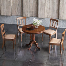 Load image into Gallery viewer, Costway Vintage Round Dining Room Tables Coffee Table - Suitable for Restaurant and Cafe
