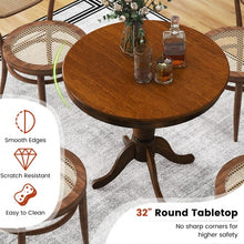 Load image into Gallery viewer, Costway Vintage Round Dining Room Tables Coffee Table - Suitable for Restaurant and Cafe