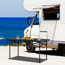 Charger l'image dans la galerie, Outdoor Camping Aluminum Folding Table for 4-6 People, Easy to Carry