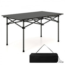 Charger l'image dans la galerie, Outdoor Camping Aluminum Folding Table for 4-6 People, Easy to Carry