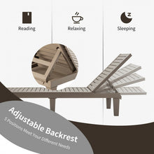 Charger l'image dans la galerie, Outdoor Patio Reclining Adjustable Chair and Chaise Lounge
