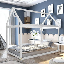 Load image into Gallery viewer, Roof Structure Frame Twin Size Kids Bed Frame